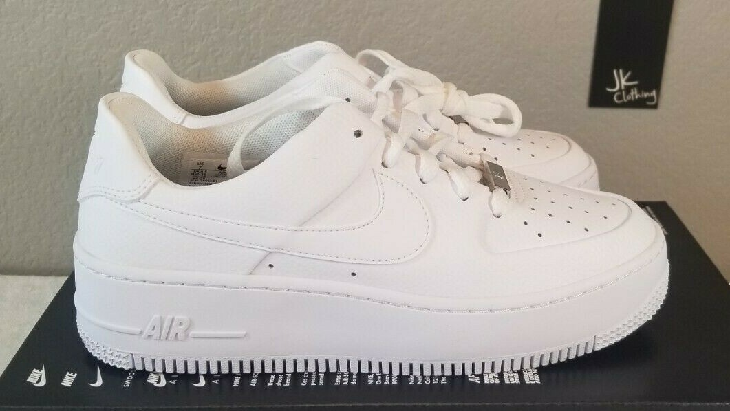 white nike air force 1 sage low women's